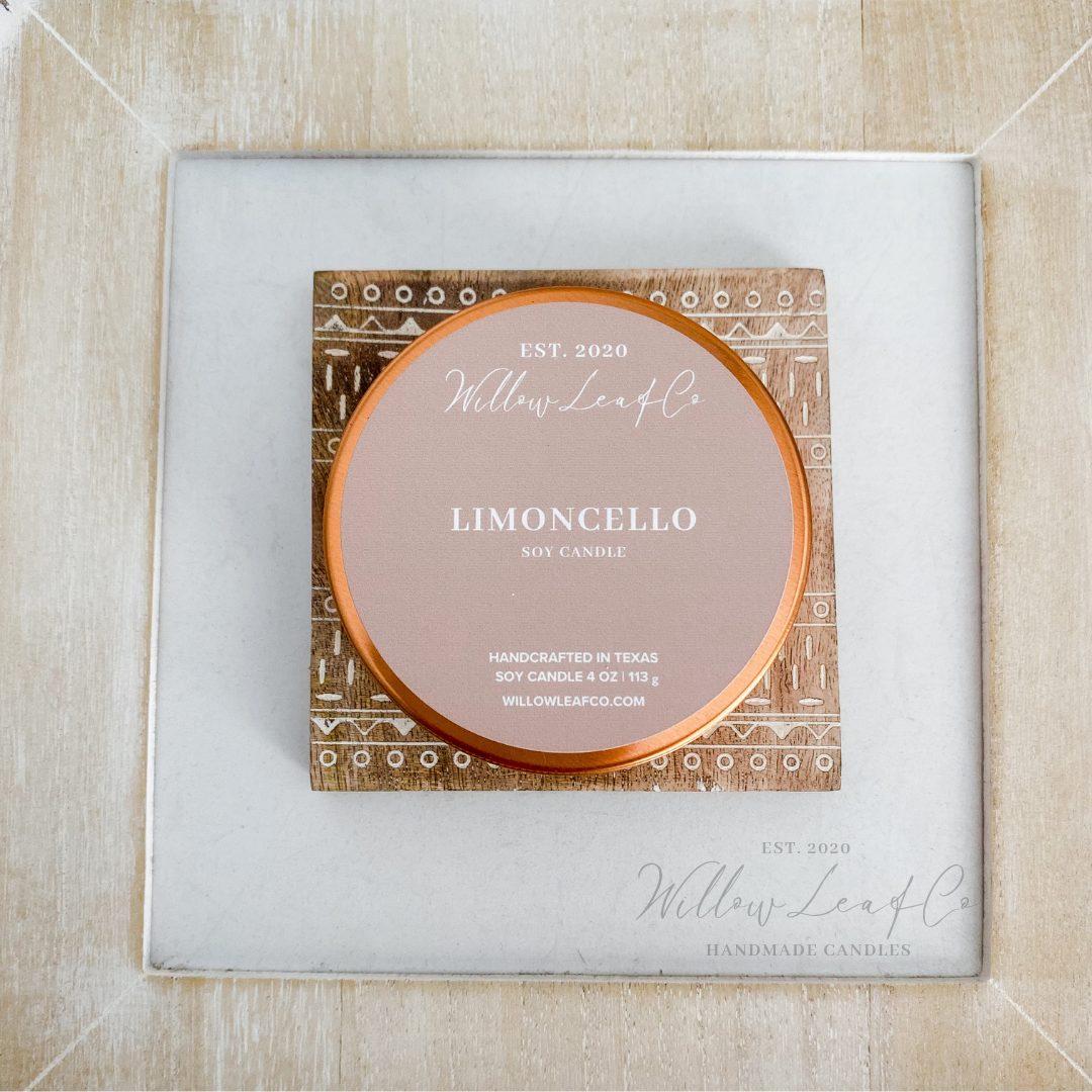 LIMONCELLO SOY CANDLE TRAVEL SIZE