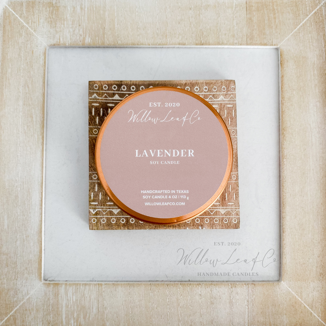 LAVENDER SOY CANDLE TRAVEL SIZE