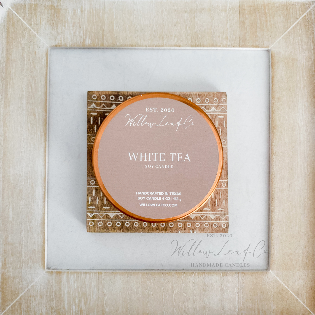 WHITE TEA SOY CANDLE TRAVEL SIZE